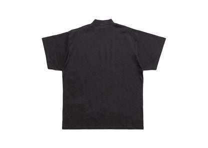 Balenciaga Sticky Note T-Shirt Oversized In Faded Black