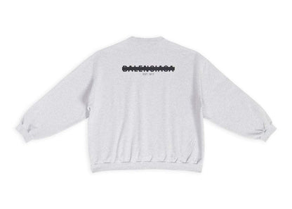 Balenciaga Strike 1917 Oversized Sweatshirt Grey
