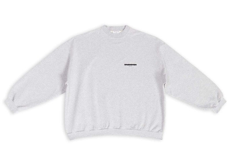 Balenciaga Strike 1917 Oversized Sweatshirt Grey