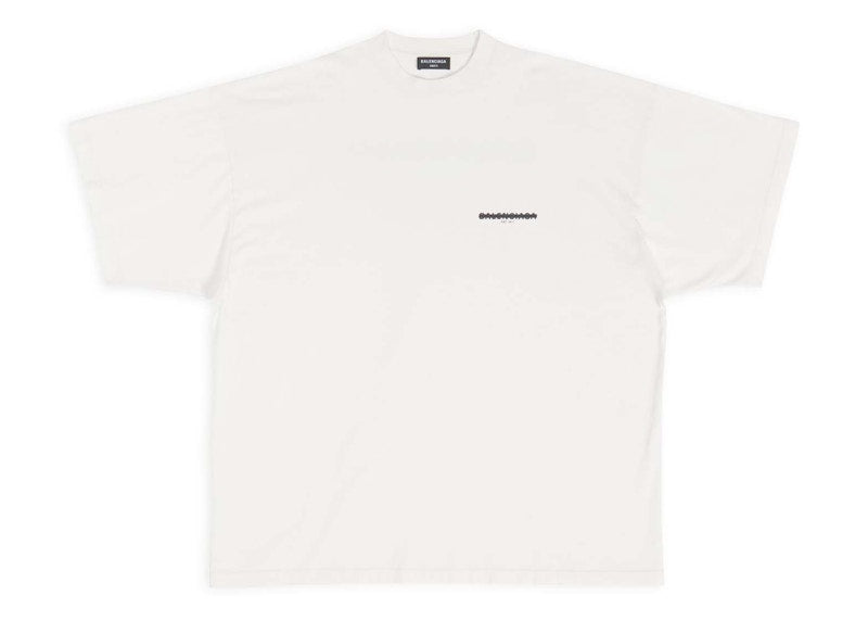 Balenciaga Strike 1917 Oversized T-Shirt Off-White