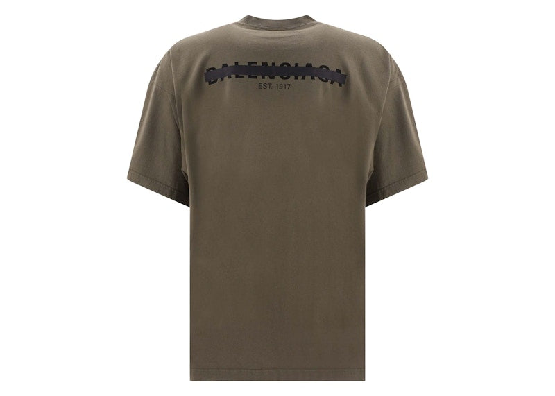 Balenciaga Strike 1917 T-Shirt Green
