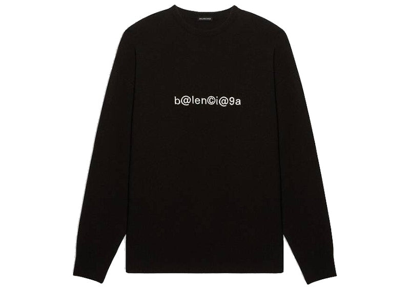 Balenciaga Symbolic Crewneck Black