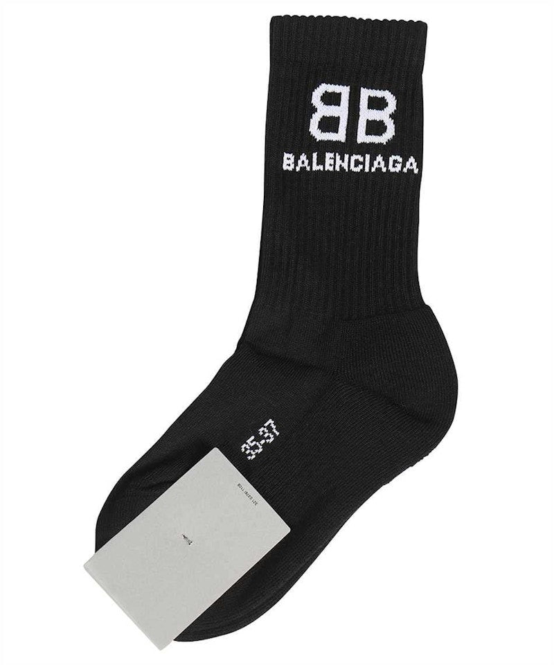 Balenciaga Tennis Socks Black/White