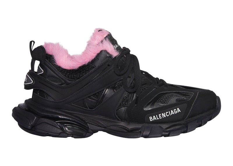 Balenciaga Track Fake Fur Black Pink (Women's)
