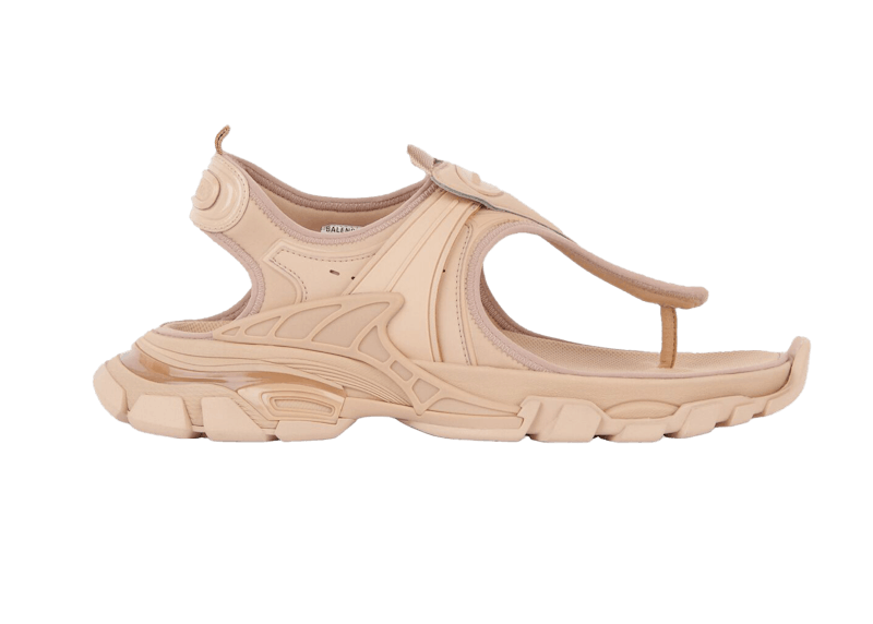 Balenciaga Track Thong Sandal Beige (Women's)