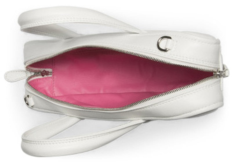 Balenciaga Triangle Chain Duffle XS White