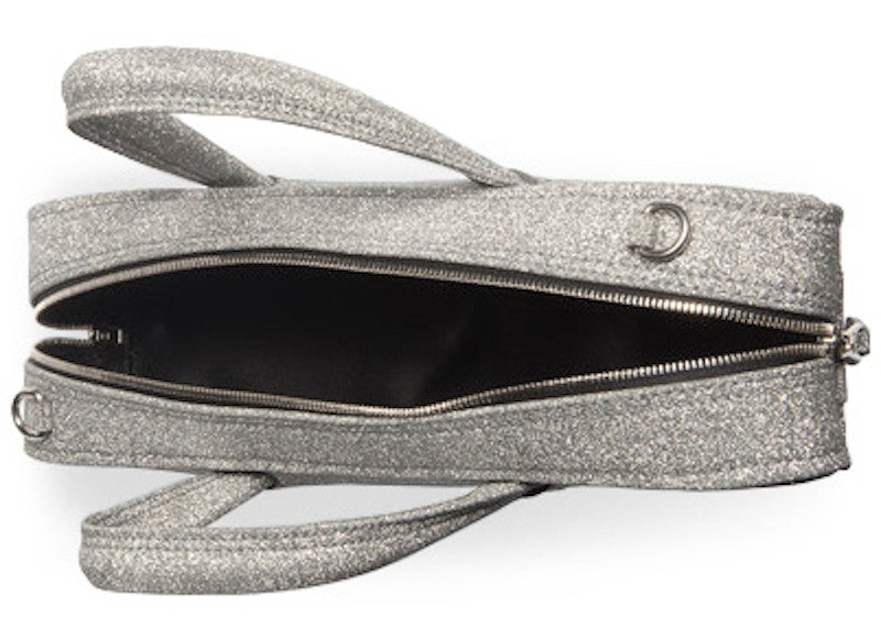 Balenciaga Triangle Duffle Glitter XS Gris Aluminum