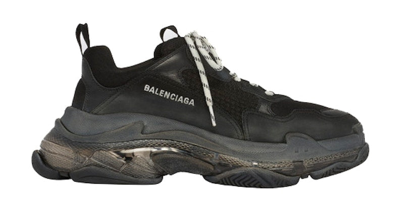 Balenciaga Triple S Black Clear Sole