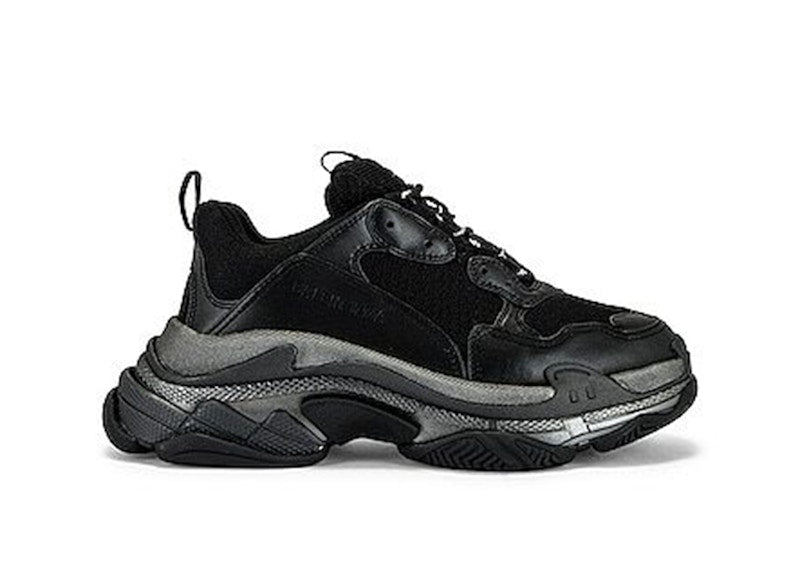 Balenciaga Triple S Black Metallic