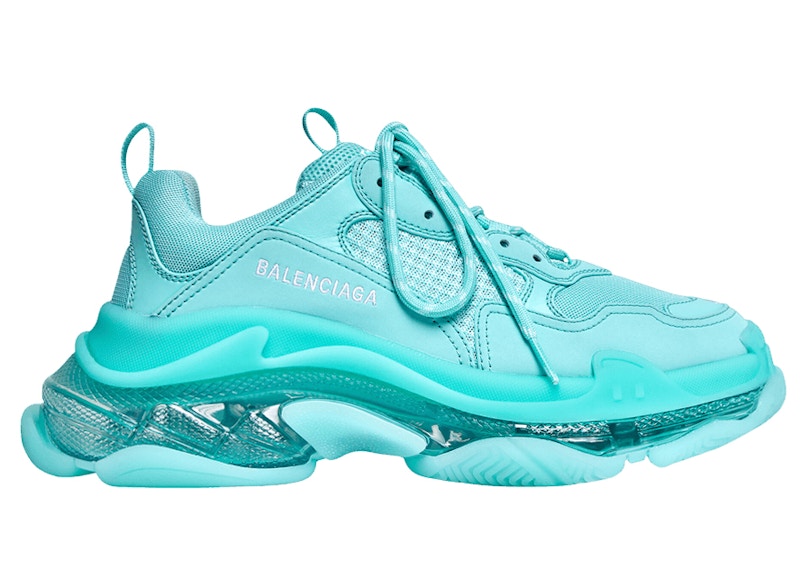 Balenciaga Triple S Clear Sole Blue (Women's)
