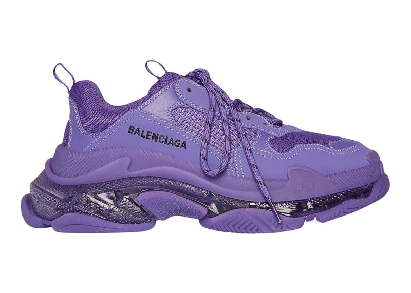 Balenciaga Triple S Clear Sole Deep Purple (Women's)