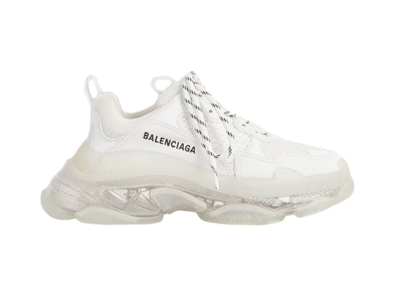 Balenciaga Triple S Clear Sole White (Women's)