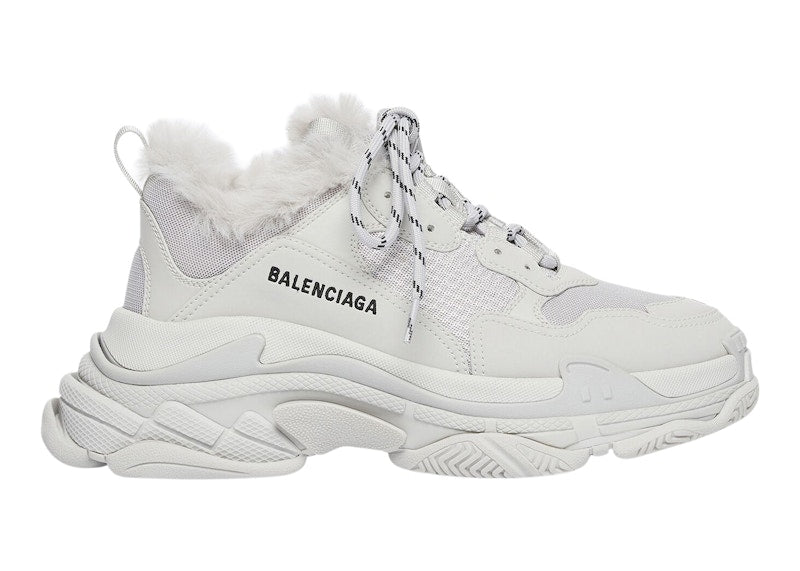 Balenciaga Triple S Fake Fur Grey (Women's)