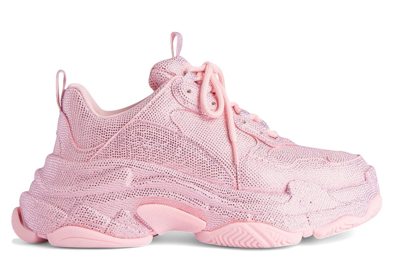Balenciaga Triple S Light Pink Rhinestones (Women's)