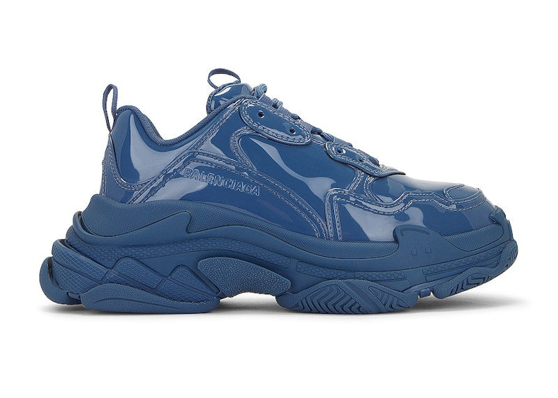 Balenciaga Triple S Patent Blue