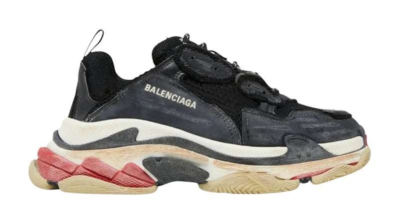 Balenciaga Triple S Sneaker DIY (Women's) Black Red