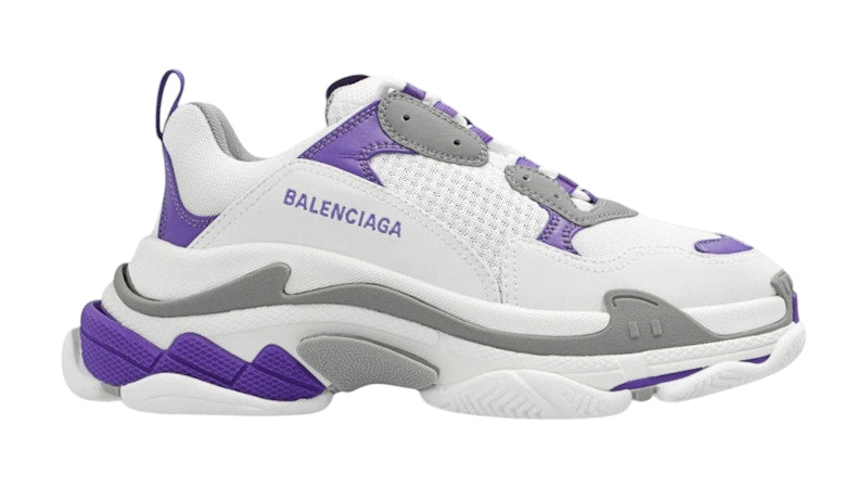 Balenciaga Triple S White (Women's) Purple