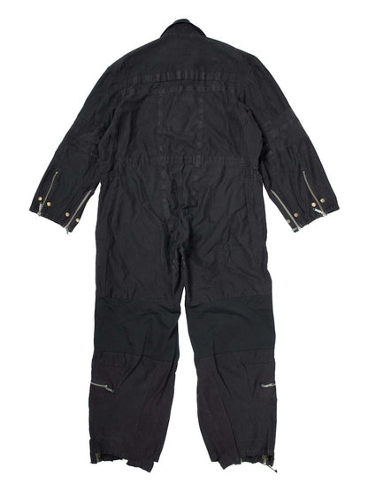 Balenciaga Upcycled Overall Jumpsuit Black