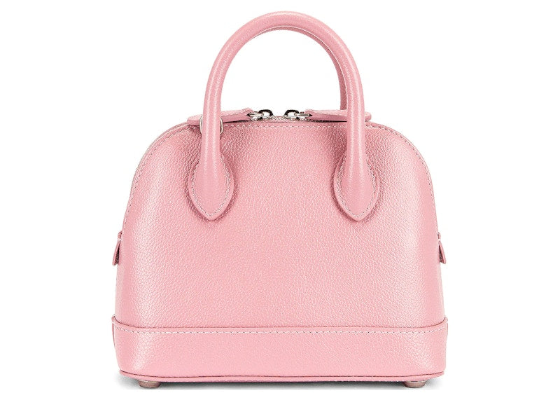 Balenciaga Ville Top Handle Bag XXS Dragee/White