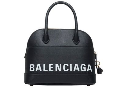 Balenciaga Ville Top Handle S Black/White