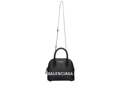 Balenciaga Ville Top Handle XXS Black/White