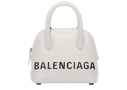 Balenciaga Ville Top Handle XXS White/Black