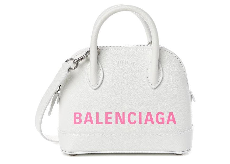 Balenciaga Ville Top Handle XXS White/Pink