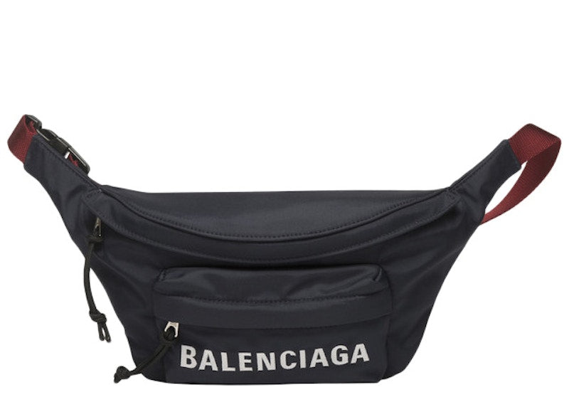 Balenciaga Wheel Belt Pack Navy/Red