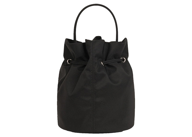 Balenciaga Wheel XS Drawstring Bucket Bag Black