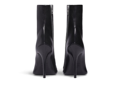 Balenciaga Witch 110mm Booties Black Sheepskin (Women's)