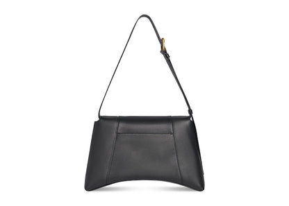 Balenciaga Women's Downtown Medium Shoulder Bag Black