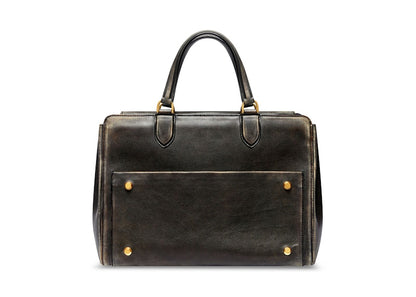 Balenciaga Women's Money Medium Tote Bag Used Effect Black