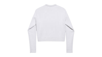 Balenciaga Women's 3B Sports Icon Cropped Crewneck White/Black