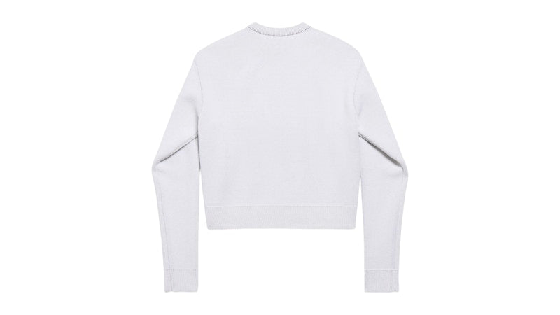 Balenciaga Women's 3B Sports Icon Cropped Crewneck White/Black