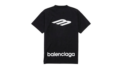 Balenciaga Women's 3B Sports Icon T-Shirt Washed Black