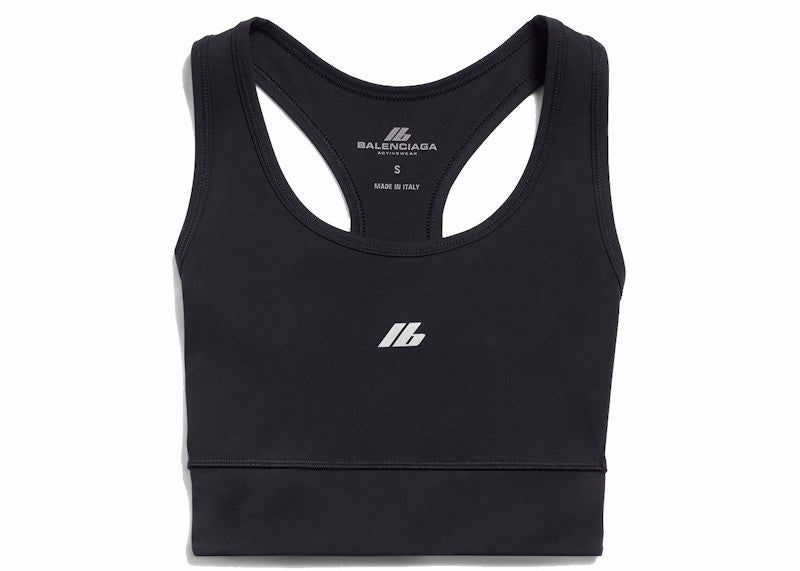 Balenciaga Women's Activewear Sports Bra Black