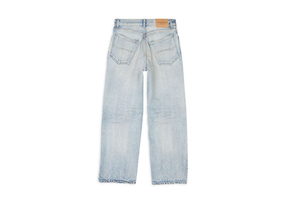 Balenciaga Women's Ankle Cut Japanese Authentic Denim Jeans Light Blue
