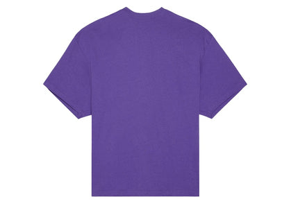 Balenciaga Womens Bebe Worn-out T-shirt Purple