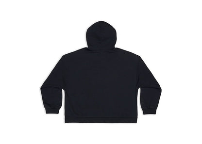 Balenciaga Women's Cities Paris Wide Fit Hoodie Black