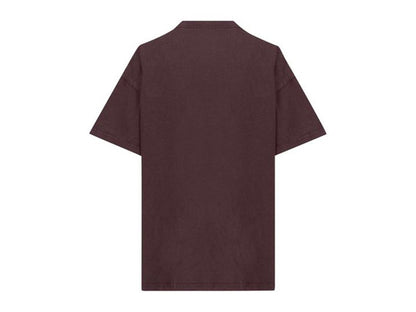Balenciaga Women's College 1917 Medium Fit T-Shirt Burgundy