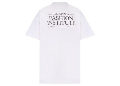 Balenciaga Women's Logo Print T-Shirt White
