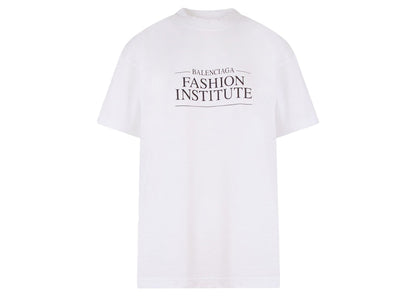 Balenciaga Women's Logo Print T-Shirt White