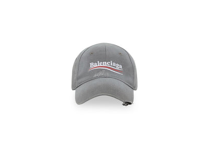 Balenciaga Women's Political Campaign Cap Grey