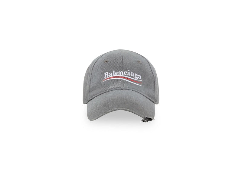 Balenciaga Women's Political Campaign Cap Grey
