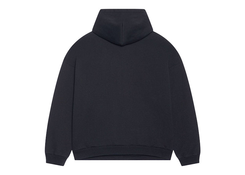 Balenciaga Women's Slime Wide Fit Hoodie Black