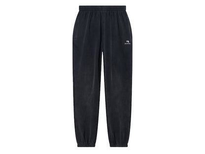 Balenciaga Women's Sporty B Stretch Knee Sweatpants Black/White