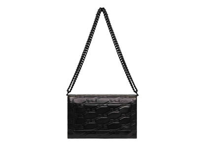 Balenciaga Women's Triplet Medium Bag BB Monogram Black