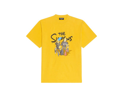 Balenciaga x The Simpsons Womens Small Fit T-Shirt Yellow