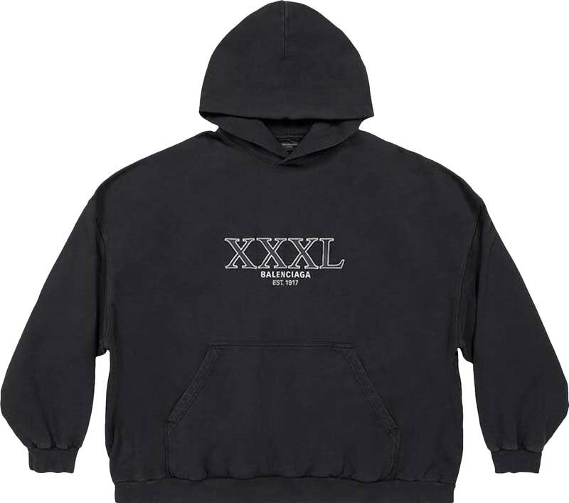 Balenciaga XXXL Hoodie Black