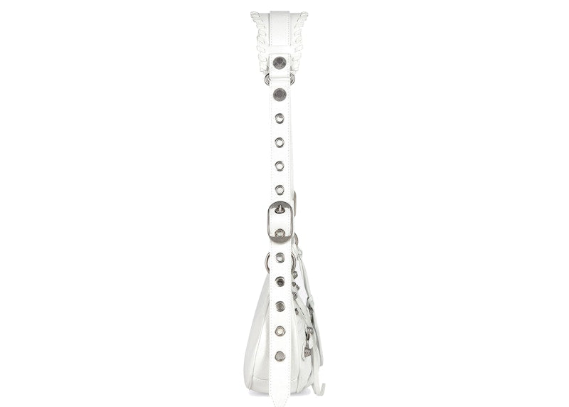 Balenciaga Le Cagole Shoulder Bag XS White